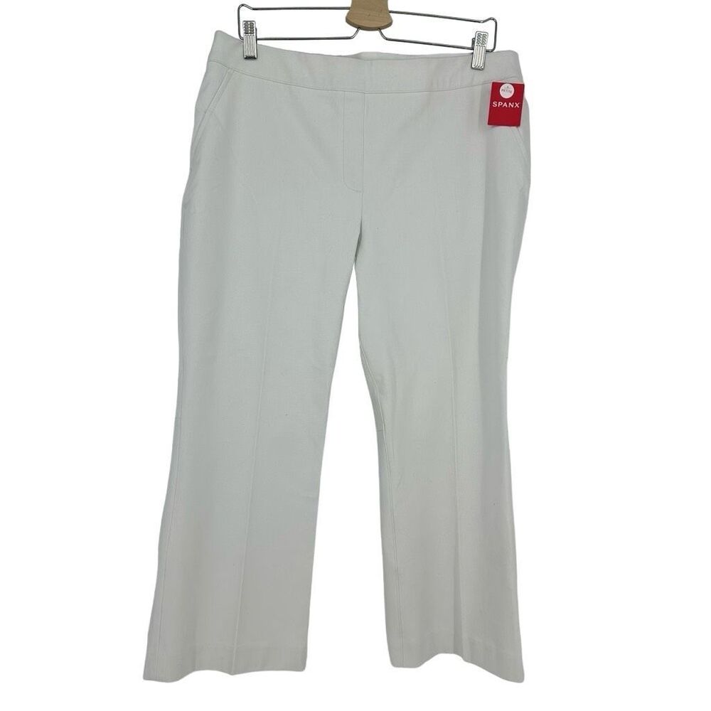 SPANX White Cropped Ankle Pants